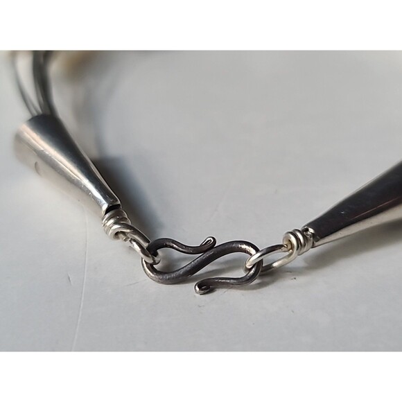 925 Sterling Silver Pearl Bracelet Vintage - Picture 7 of 10